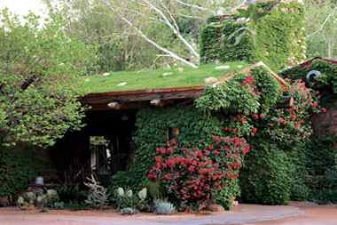 Garden entry to El Portal Sedona