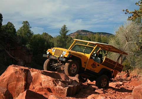 Private Diamondback Gulch by Off-Road Jeep from Sedona