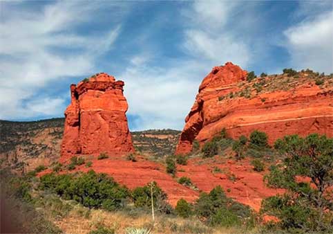 Sedona Red Rocks Map  Identify Red Rock Formations