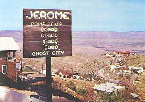 Jerome AZ - A Cliff-Side, Mining, Artist, Ghost Town